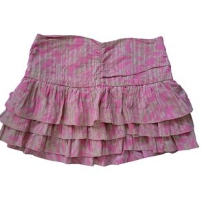 Vintage Y2K Tommy Jeans Ruffled Mini Skirt Size 5